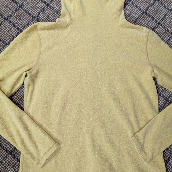 Stio Turpin Fleece Funnel Neck Sweater Top Womens Medium Yellow Pullover Active - Picture 3 of 9